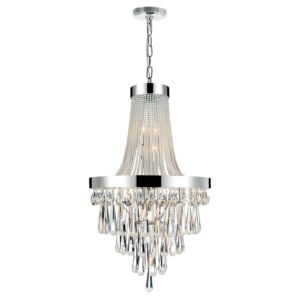 Vast 13-Light Chandelier in Chrome