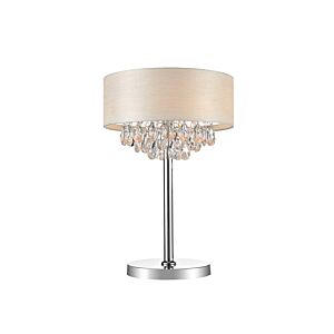 Dash 3-Light Table Lamp in Chrome