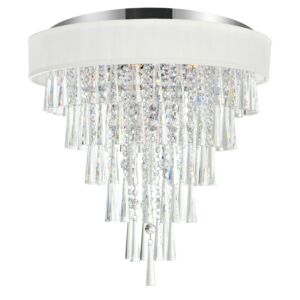 Franca 8-Light Flush Mount in Off White