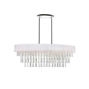 Franca 8-Light Chandelier in Off White