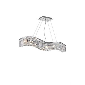 Glamorous 7-Light Chandelier in Chrome