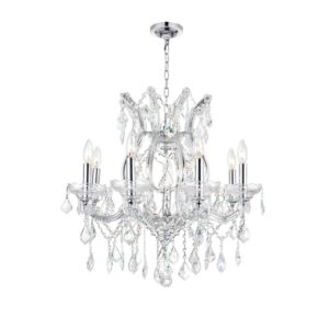 Maria Theresa 9-Light Chandelier in Chrome