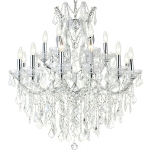 Maria Theresa 19-Light Chandelier in Chrome