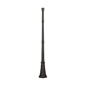 Sea Gull Posts 71 Inch Outdoor Post Light in Black