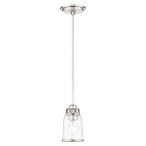 Lawrenceville 1-Light Mini Pendant in Brushed Nickel