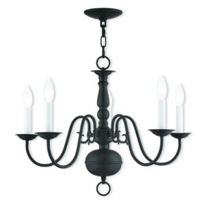 Williamsburgh 5-Light Chandelier in Bronze