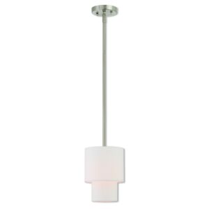 Meridian 1-Light Mini Pendant in Brushed Nickel