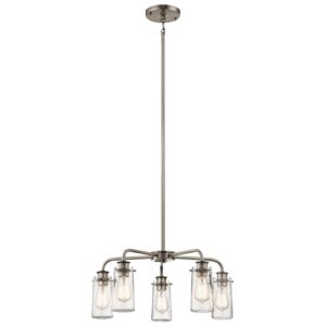 Braelyn 5-Light Chandelier in Classic Pewter