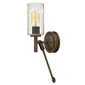 Collier 1-Light LED Wall Sconce in Light Oiled Bronze