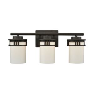 Ravendale 3-Light Bathroom Vanity Light in Oil Rubbed Bronze