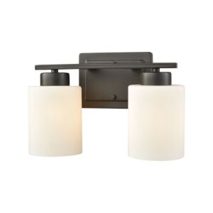 Summit Place 2-Light Bathroom Vanity Light in Oil Rubbed Bronze