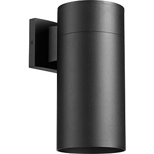 Cylinder 1-Light Wall Mount in Textured Black