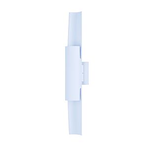 Alumilux Runway 2-Light LED Outdoor Wall Sconce in White