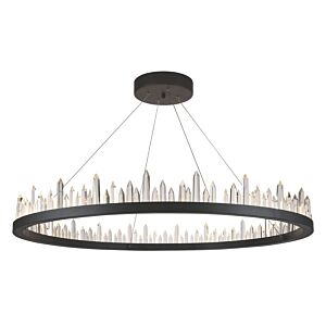 Malta 56-Light LED Chandelier in Satin Dark Grey