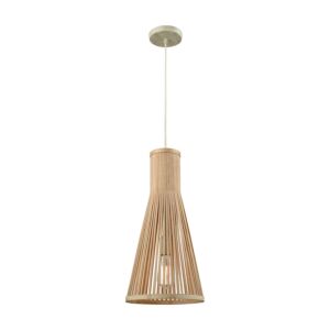 Pleasant Fields 1-Light Mini Pendant in Russet Beige