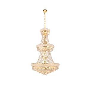 Primo 32-Light 3Chandelier in Gold