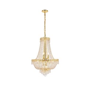 Century 12-Light Chandelier in Gold