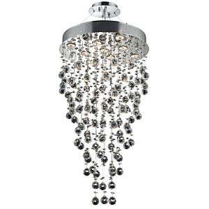 Galaxy 9-Light Chandelier in Chrome