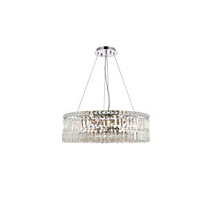 Maxime 12-Light Chandelier in Chrome