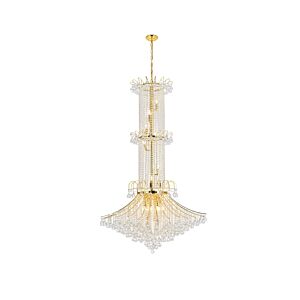 Toureg 20-Light Chandelier in Gold