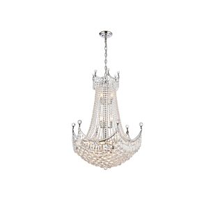 Corona 24-Light Chandelier in Chrome