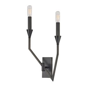 Archie 2-Light Wall Sconce in Old Bronze