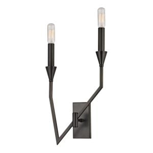 Archie 2-Light Wall Sconce in Old Bronze