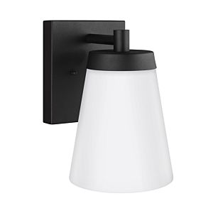 Sea Gull Renville 10 Inch Outdoor Wall Light in Black