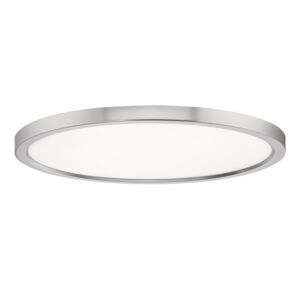 Outskirts LED Flush Mount in Brushed Nickel