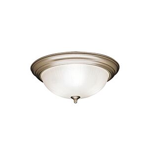 3-Light Flush Mount in Brushed Nickel