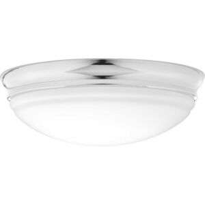 LED Flush - Dome 1-Light LED Flush Mount in Polished Chrome