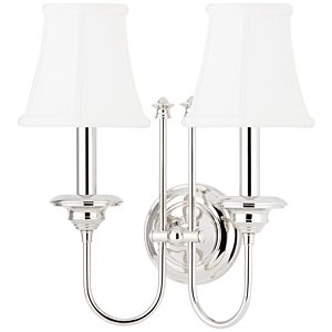  Yorktown Wall Sconce in Polished Nickel