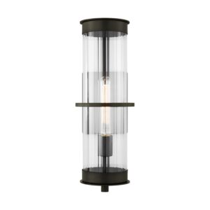 Alcona 1-Light Outdoor Wall Lantern in Antique Bronze