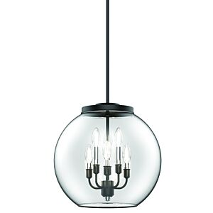 Frontenac 6-Light Foyer Pendant in Multiple Finishes and Graphite