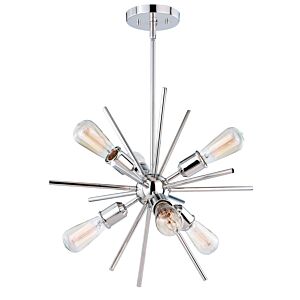 Estelle 6-Light Pendant in Polished Nickel