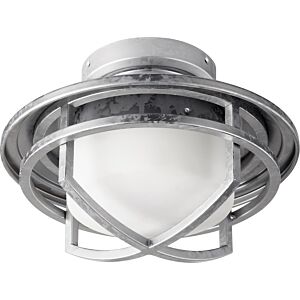 Windmill 1-Light LED Fan Light Kit in Galvanized