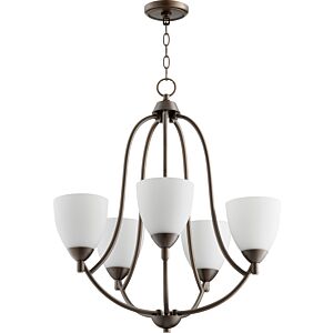 Barkley 5-Light Chandelier in Oiled Bronze