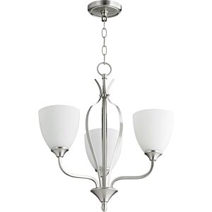 Jardin 3-Light Chandelier in Satin Nickel