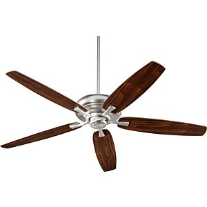 Apex 56" Hanging Ceiling Fan in Satin Nickel