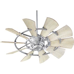 Windmill 44" Hanging Ceiling Fan in Galvanized