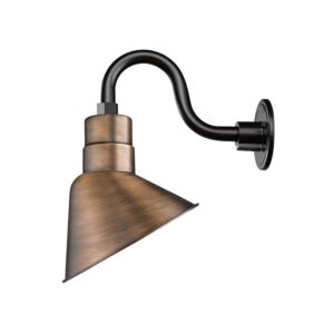 R Series 1-Light Angle Shade in Copper/Antique/Verde