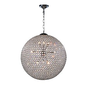 Cabaret 12-Light Pendant in Chrome