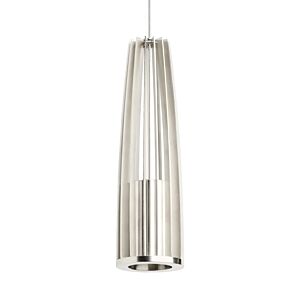 Evox 1-Light LED Pendant in Satin Nickel