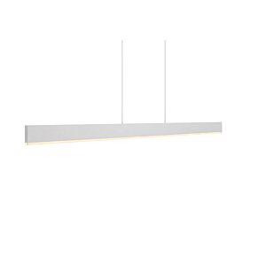 1-Light LED Pendant in White