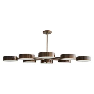 Linus 8-Light Chandelier in Heritage Brass