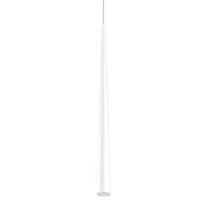 Mina 1-Light LED Pendant in White