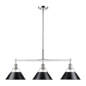 Orwell CH 3-Light Linear Pendant in Chrome