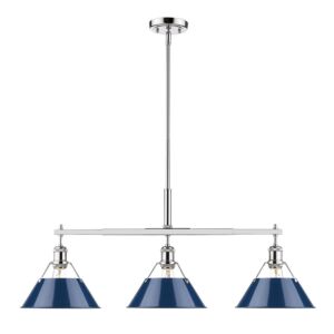 Orwell CH 3-Light Linear Pendant in Chrome