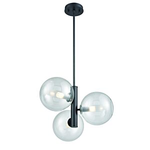 Courcelette 3-Light Pendant in Graphite