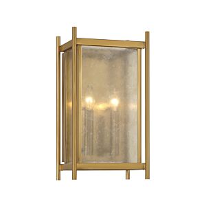 Jacobs 2-Light Wall Sconce in Warm Brass